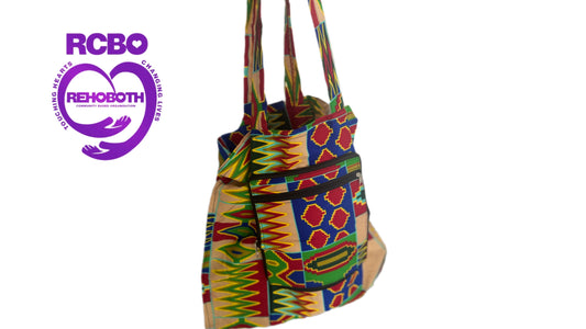 Tote Bag with Traditional African Patterns