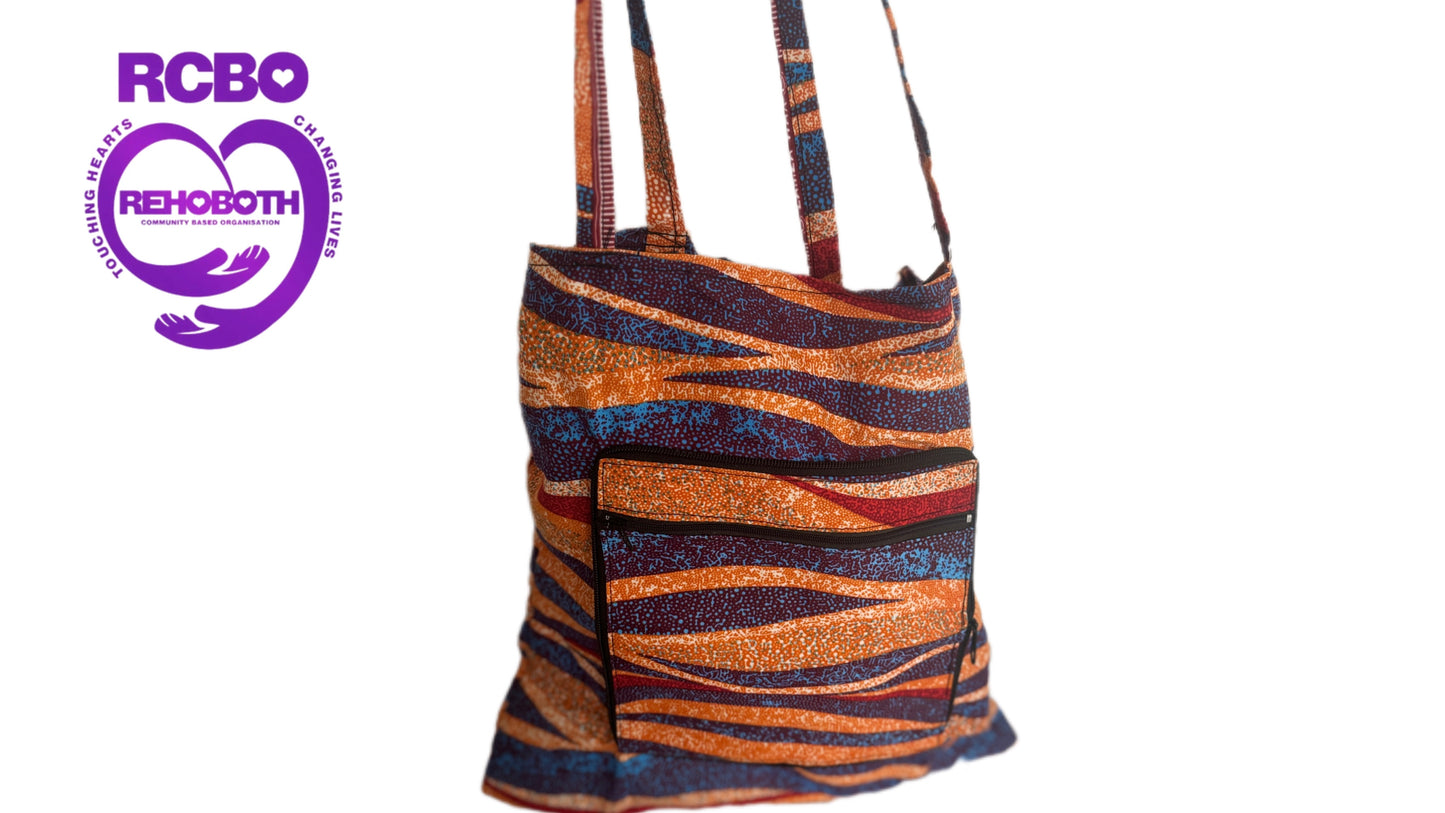 Tote Bag with Traditional African Patterns