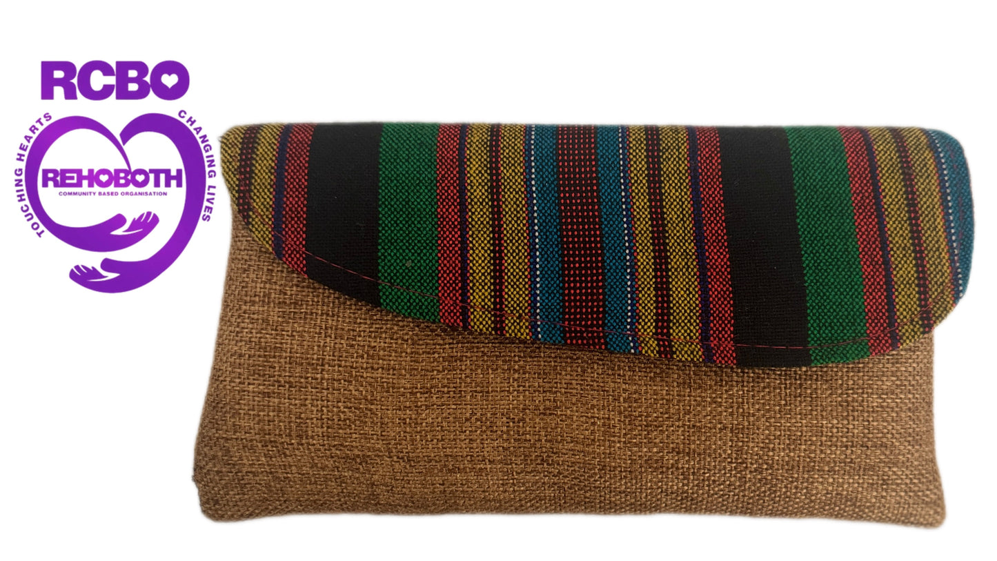 Handwoven Kenyan Clutch Bag