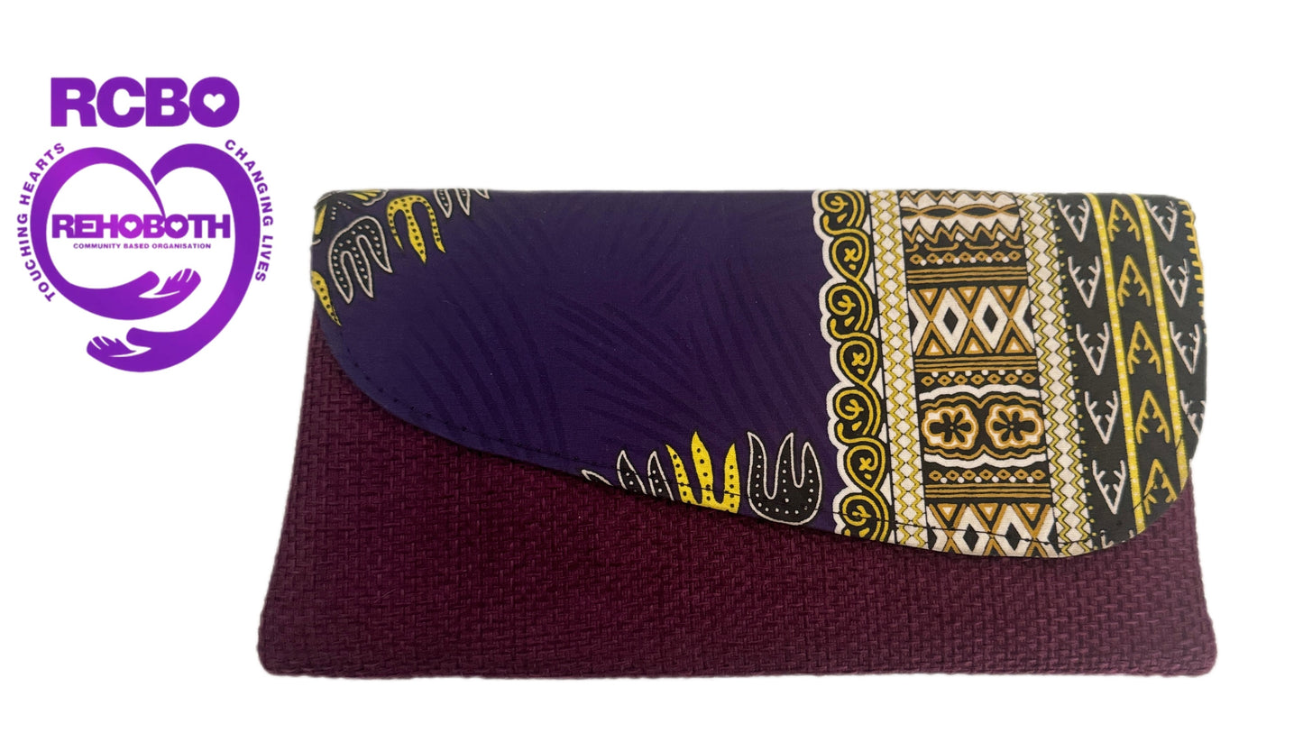 Handwoven Kenyan Clutch Bag