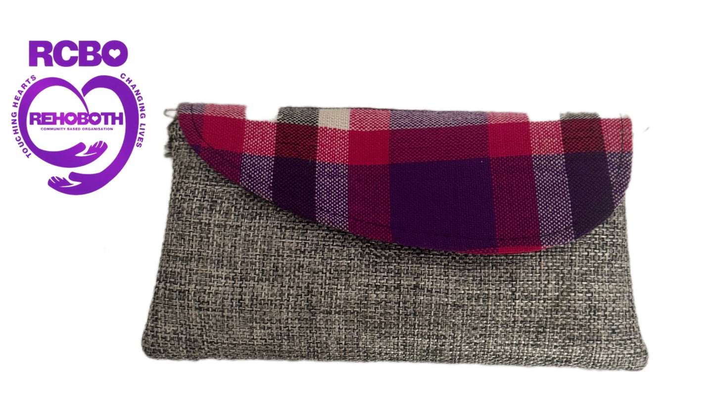 Handwoven Kenyan Clutch Bag